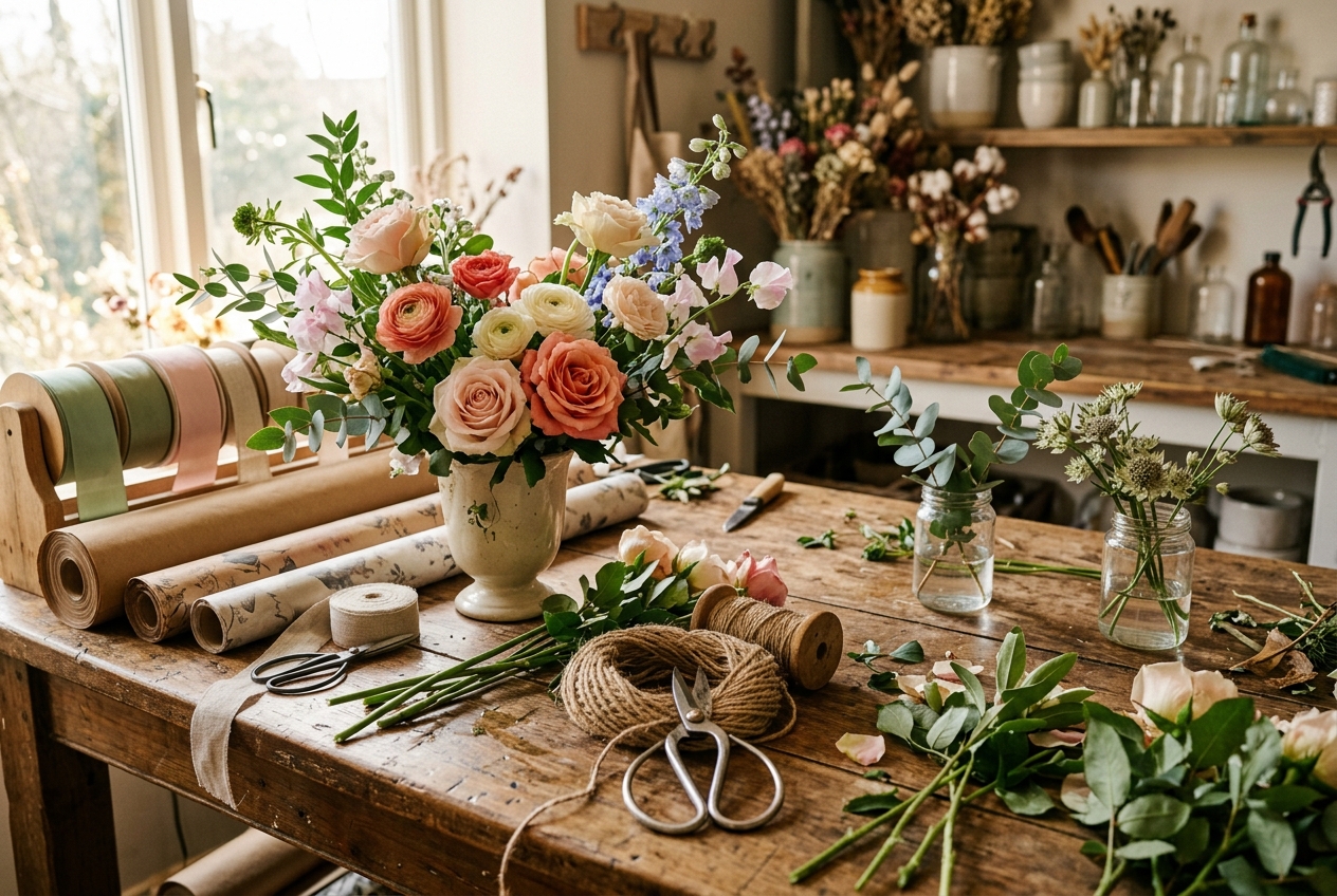 Florist bei der Arbeit - Qualität
